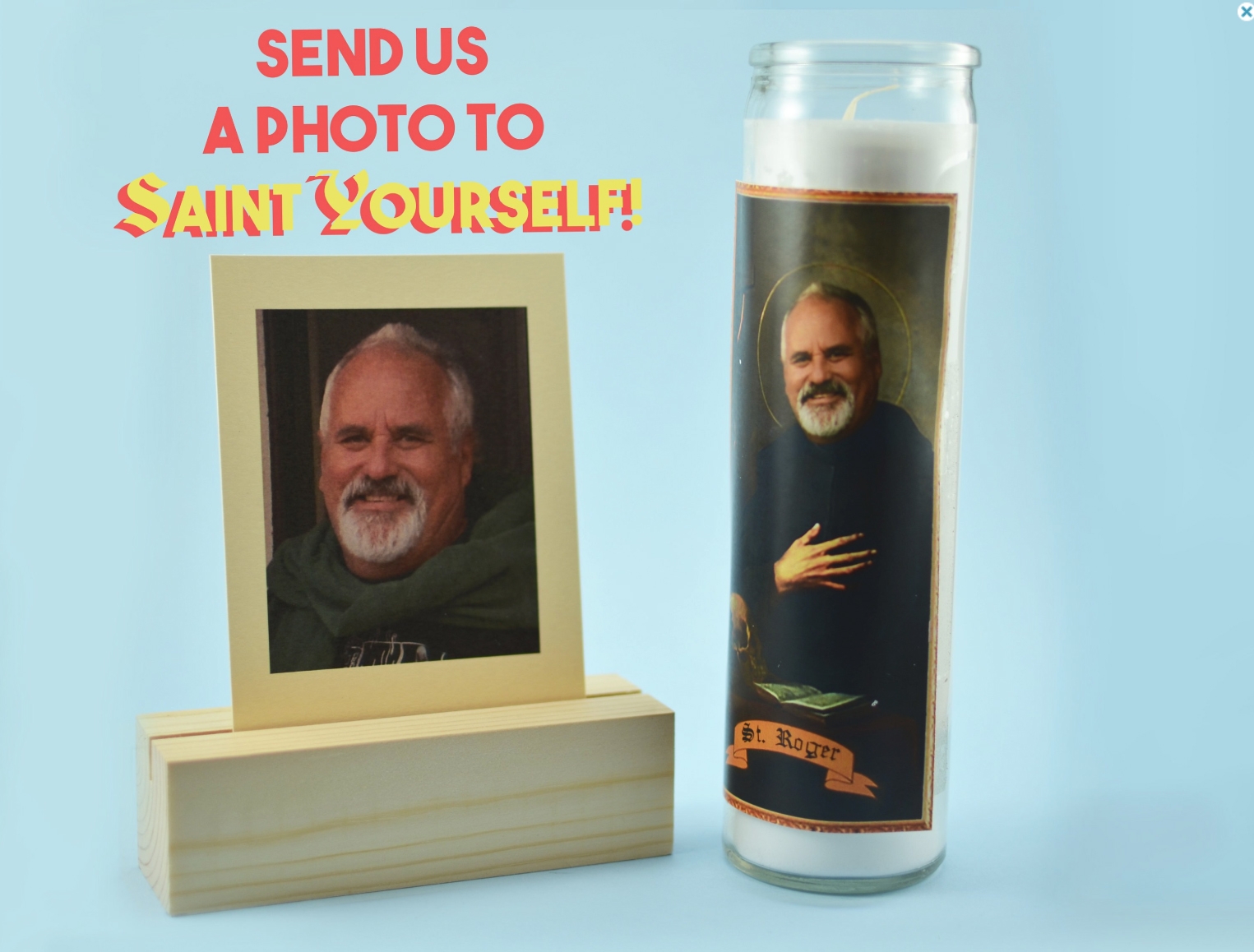 Photo Gift - Saint Yourself Candle