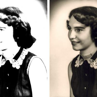 Overexposed Photo Restoration With Sepia Toning
